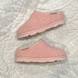 BearPaw Pink Kids Slippers